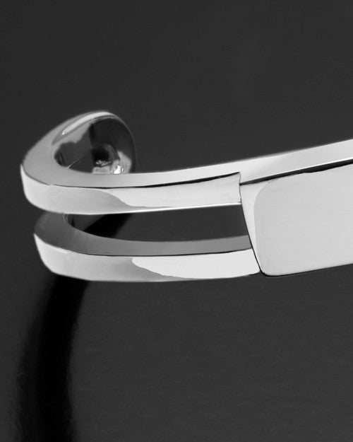 Women's Remembrance Jewelry Bracelet Stainless Sliding Cuff