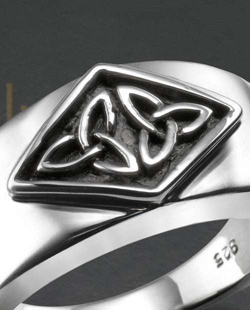 Men's Silver Jester Cremation Ring