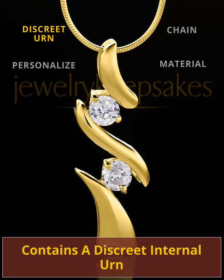 Gold Plated Endless Love Keepsake Jewelry