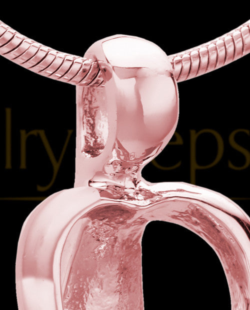 Rose Gold Parental Love Cremation Urn Pendant