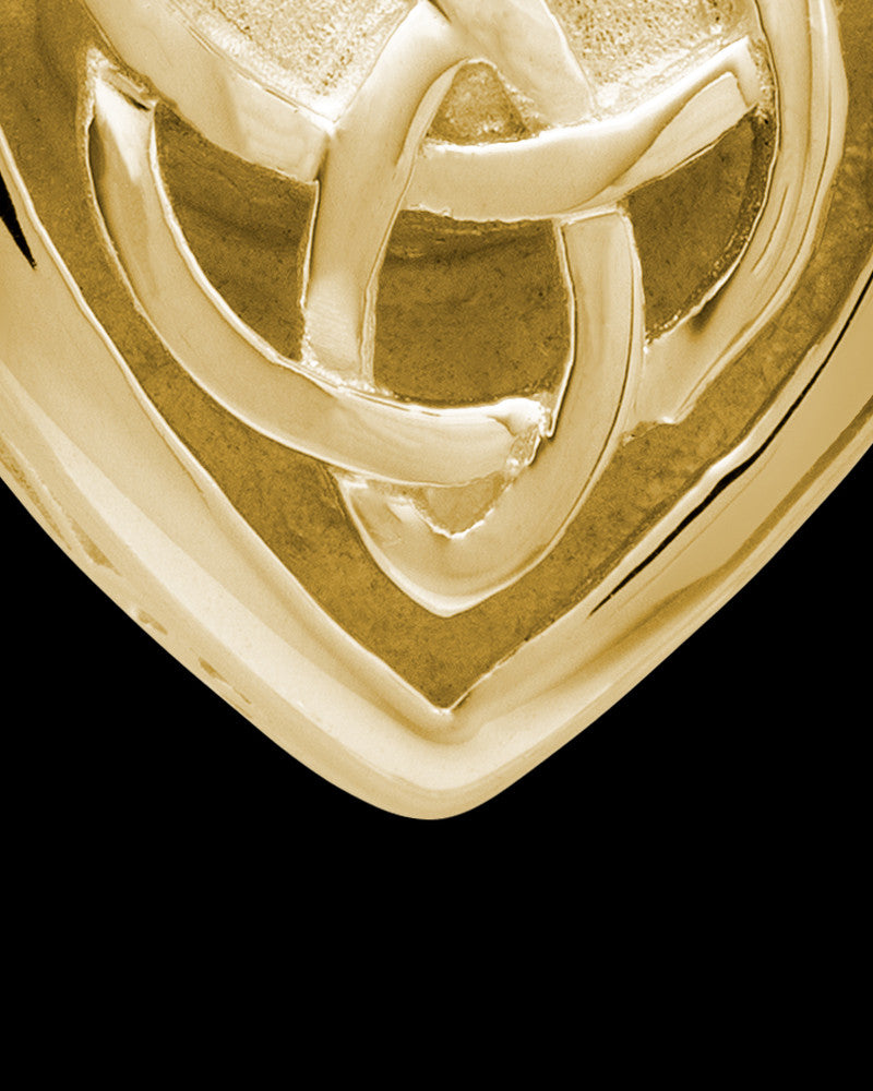 Warm and Tender Gold Plated Heart Keepsake