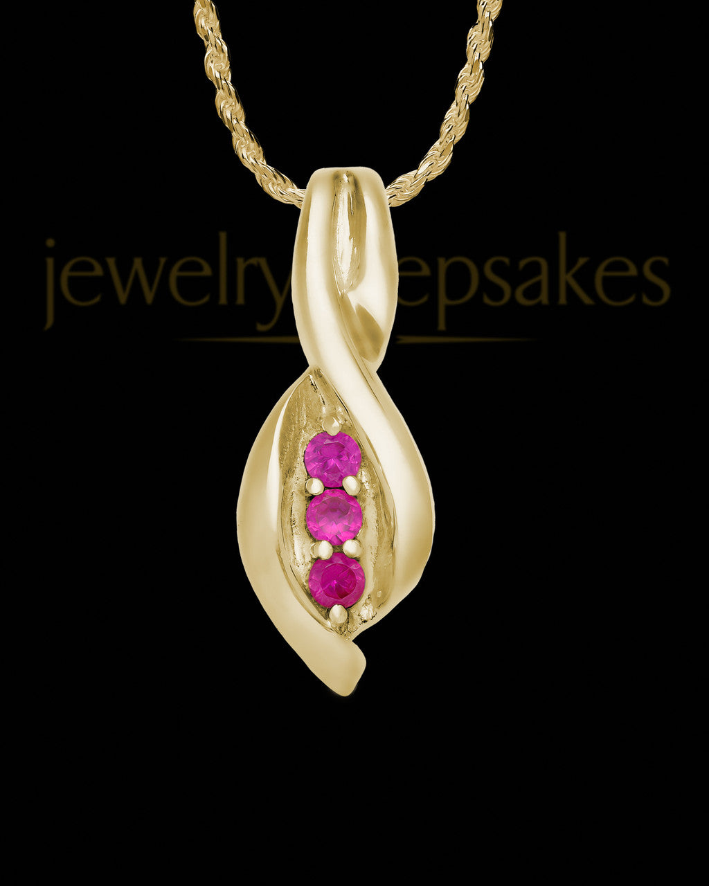 Gold Plated Soft Spoken Cremation Necklace