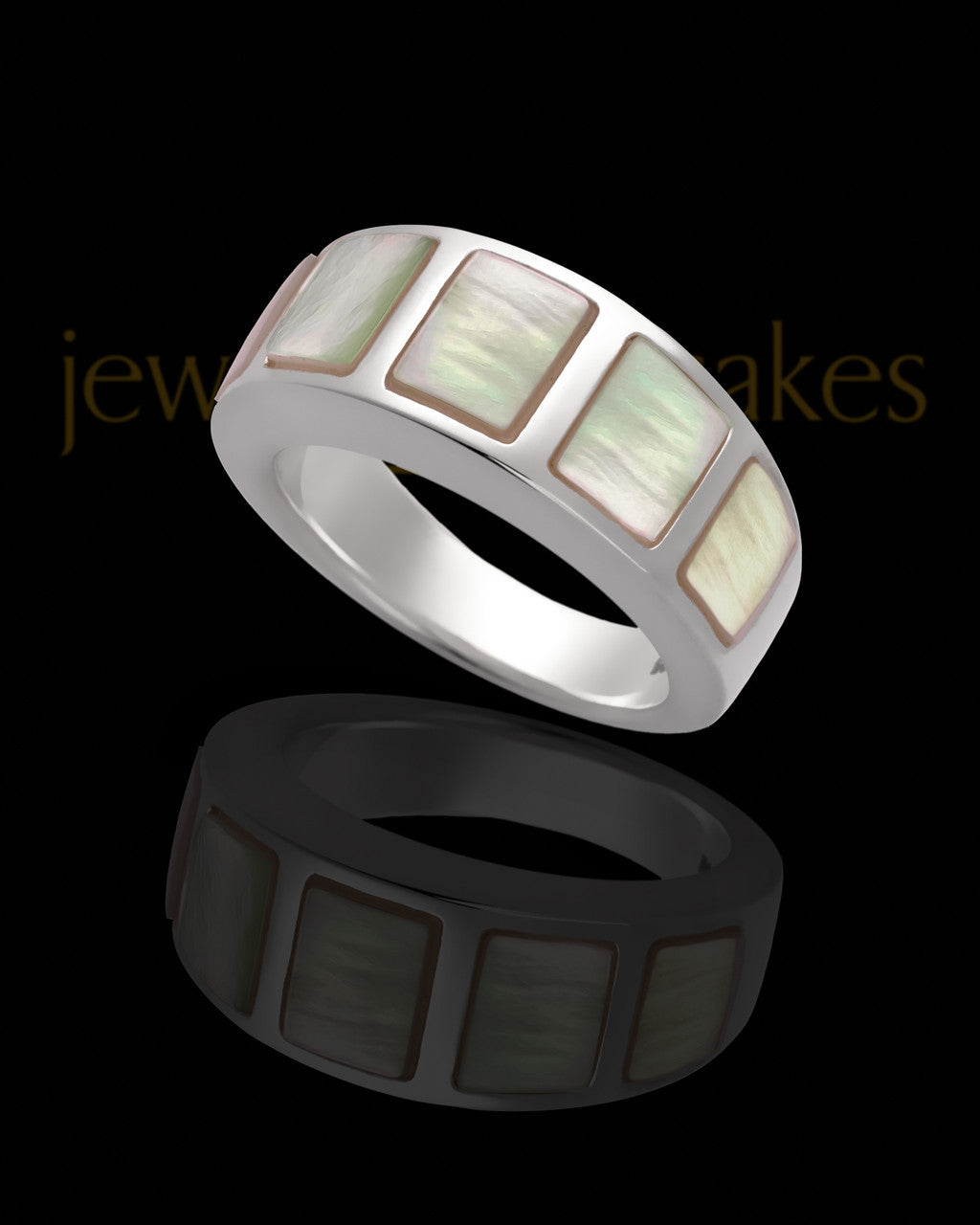 Men's Calming Sterling Silver Ring For Ashes