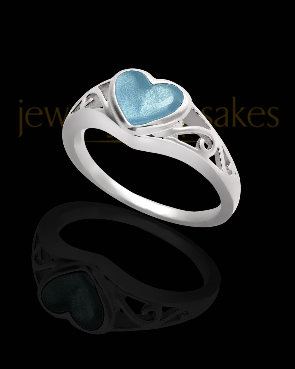 Ladies Barden Sterling Silver Ring For Ashes