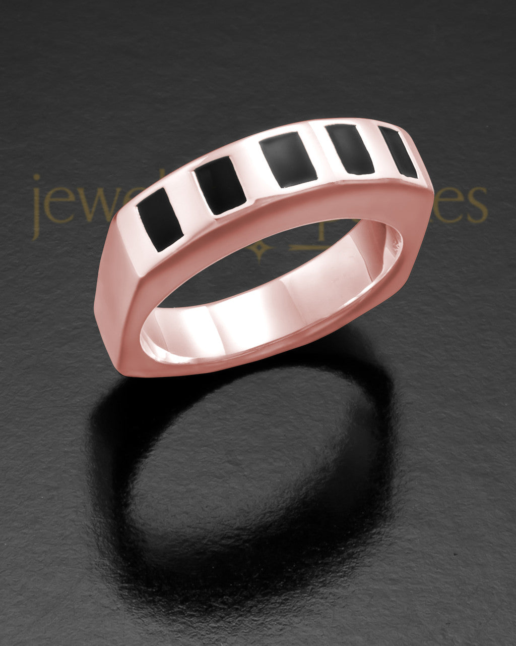 Ladies 14K Rose Gold Commemoration Ashes Ring