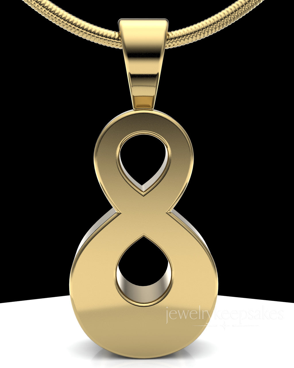 Gold Plated Perpetual Love Permanently Sealed Waterproof Jewelry