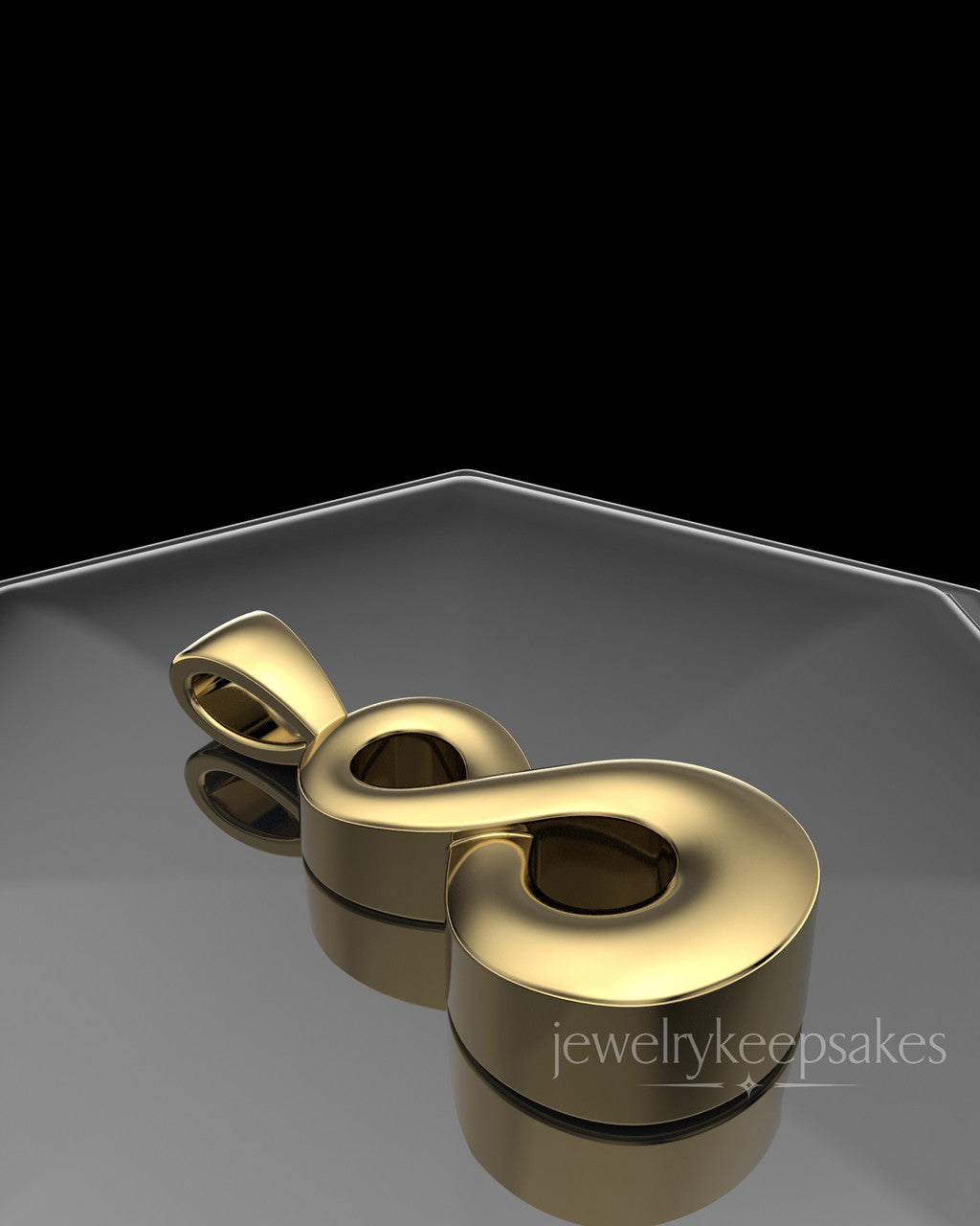 Gold Plated Perpetual Love Permanently Sealed Waterproof Jewelry
