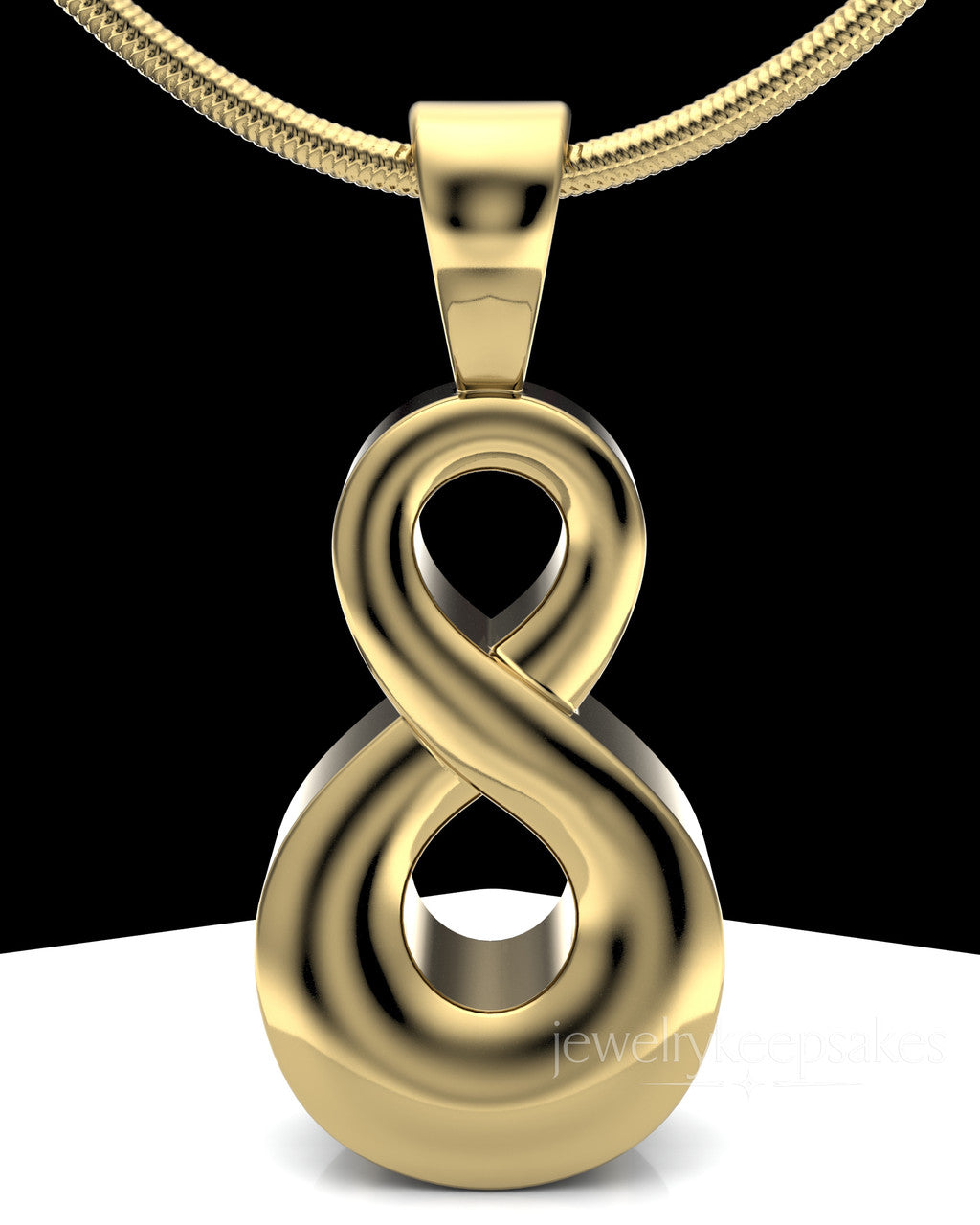 Gold Plated Perpetual Love Permanently Sealed Waterproof Jewelry