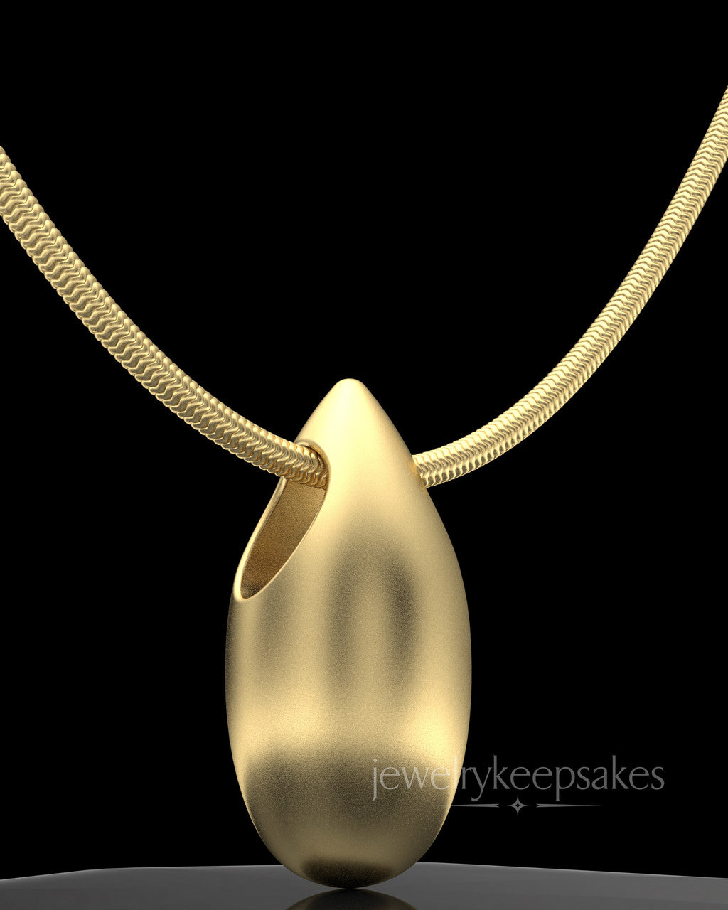 Gold Plated Natural Tear Permanently Sealed Waterproof Jewelry