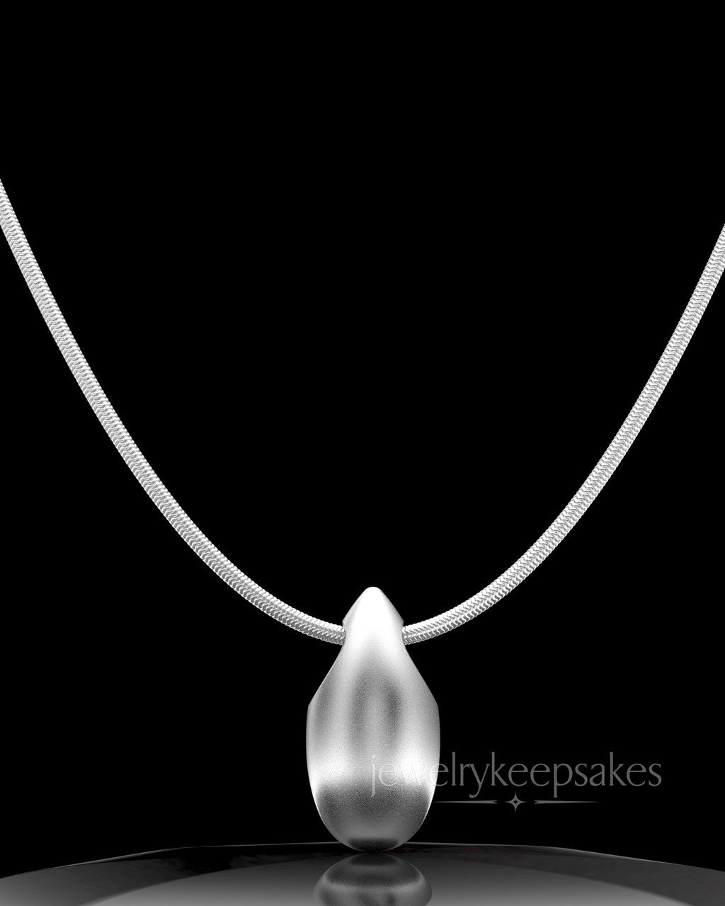 Sterling Silver Natural Tear Permanently Sealed Waterproof Jewelry