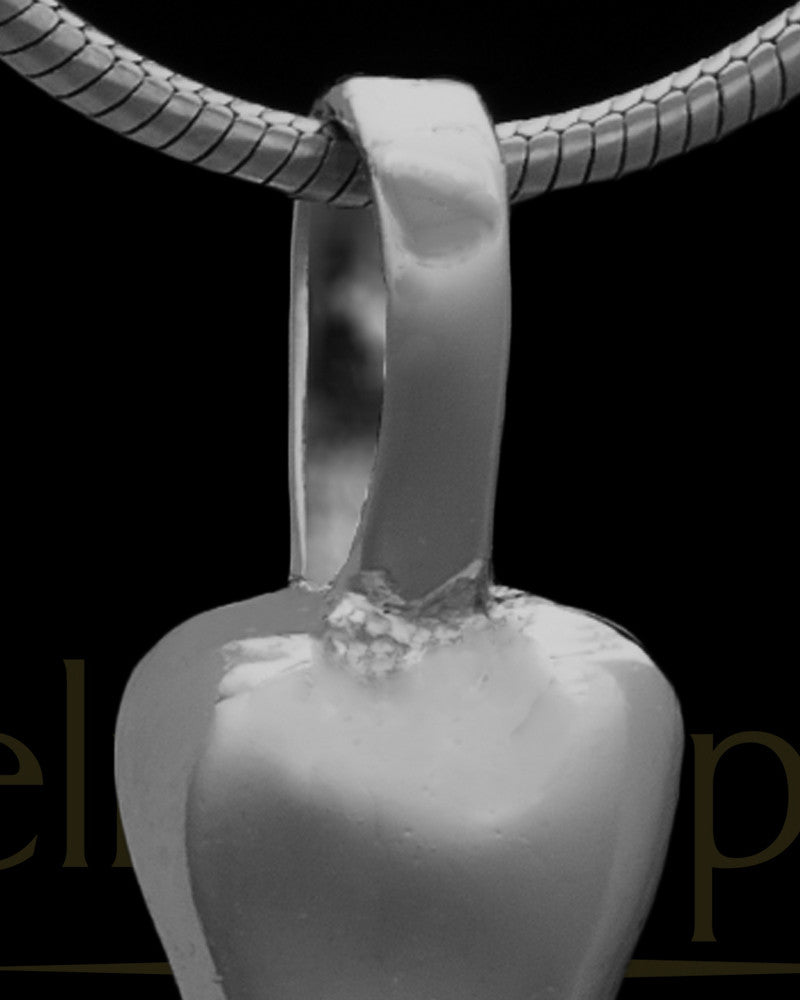 Black Plated Over Sterling Best Pal Bone Permanently Sealed Waterproof Jewelry