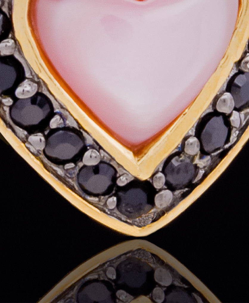 Gold Plated Sunset Heart Keepsake Jewelry