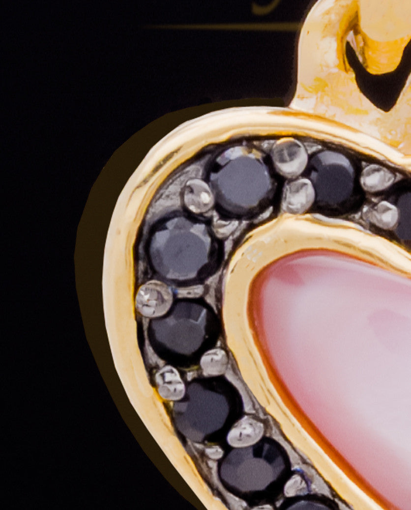 Gold Plated Sunset Heart Keepsake Jewelry
