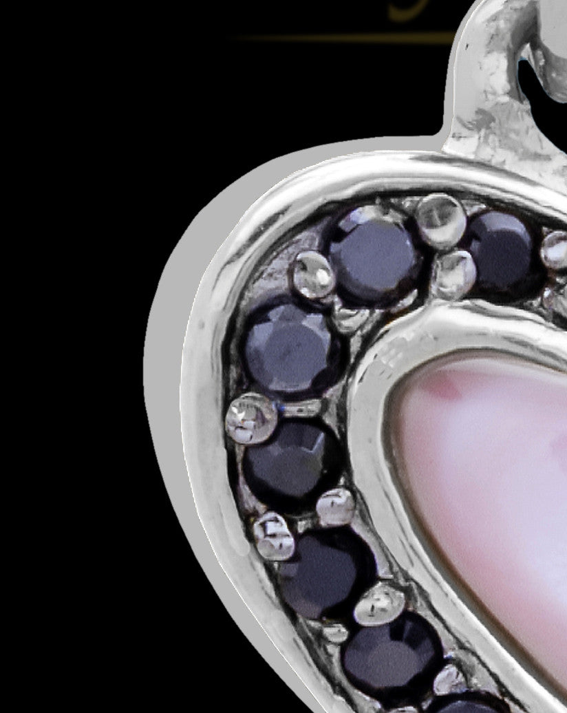 Sterling Silver Sunset Heart Keepsake Jewelry