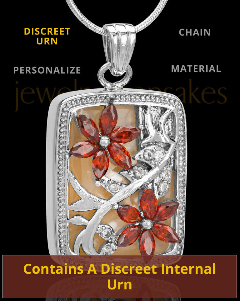 Sterling Spring Garden Memorial Charm