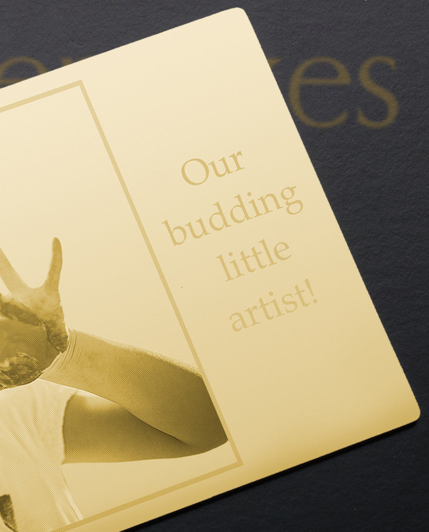 Gold Tenderness Wallet Card