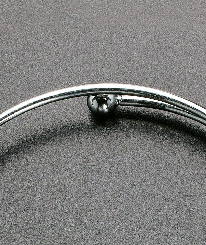 Sophisticate Curved Heart Photo Engraved Bracelet