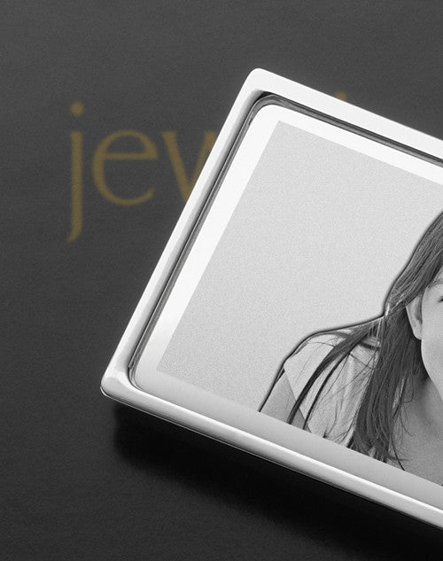Silver on Silver Photo Engraved Money Clip