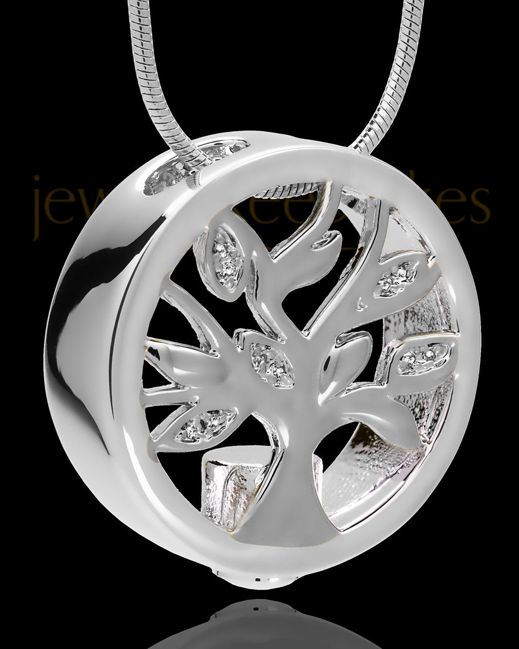 Sterling Silver Tree of Life Cremation Pendant