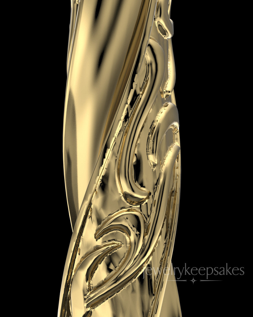 Gold Plated Turned Cylinder Permanently Sealed Waterproof Cremation Jewelry