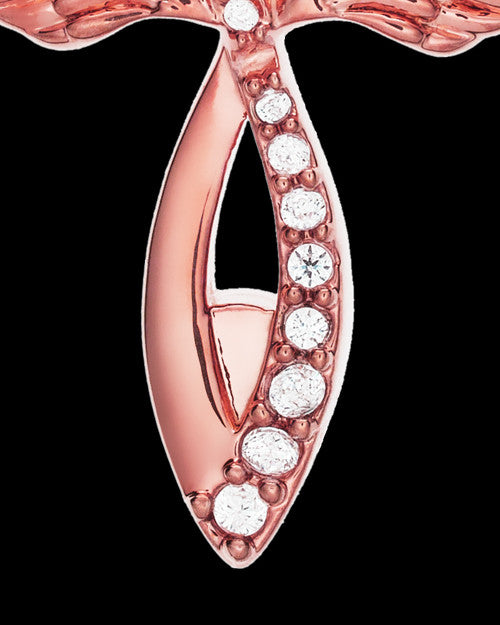 14K Rose Gold Glorified Cremation Jewelry