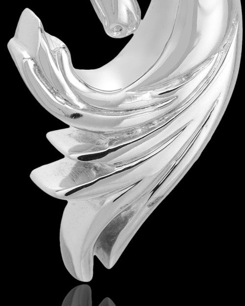 Urn Pendant 14K White Gold Wild Horse
