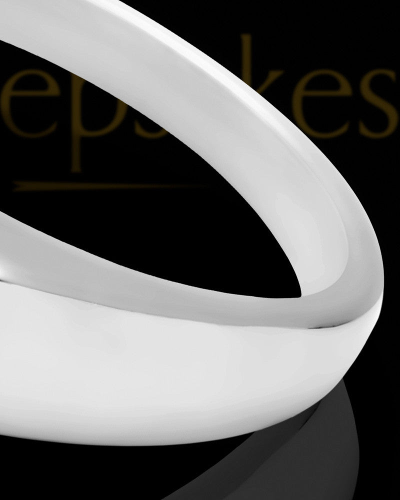 Men's Tacoma Orchid Pearl Opal Silver Ash Ring