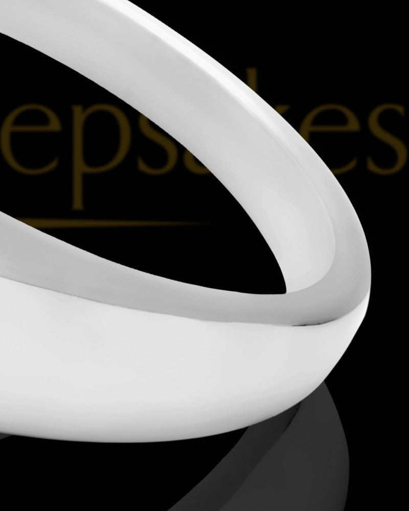 Men's Tacoma with Coffee Silver Ash Ring
