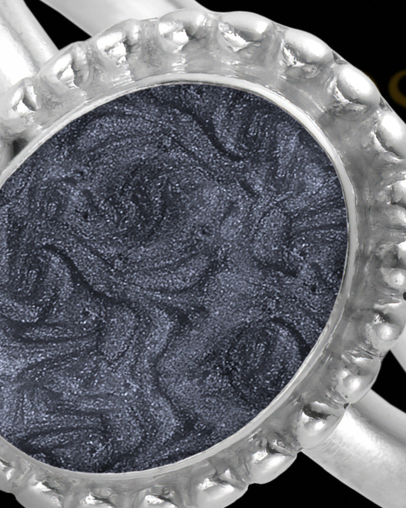 Ladies Carrollton with Graphite Silver Ash Ring