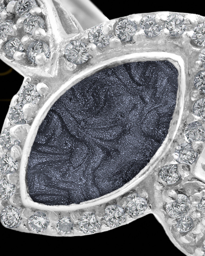Ladies Prentiss with Graphite Silver Ash Ring