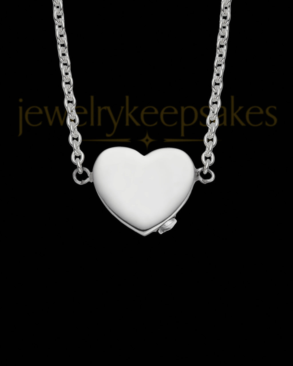 Kachinas Sterling Silver Heart Charm For Ashes