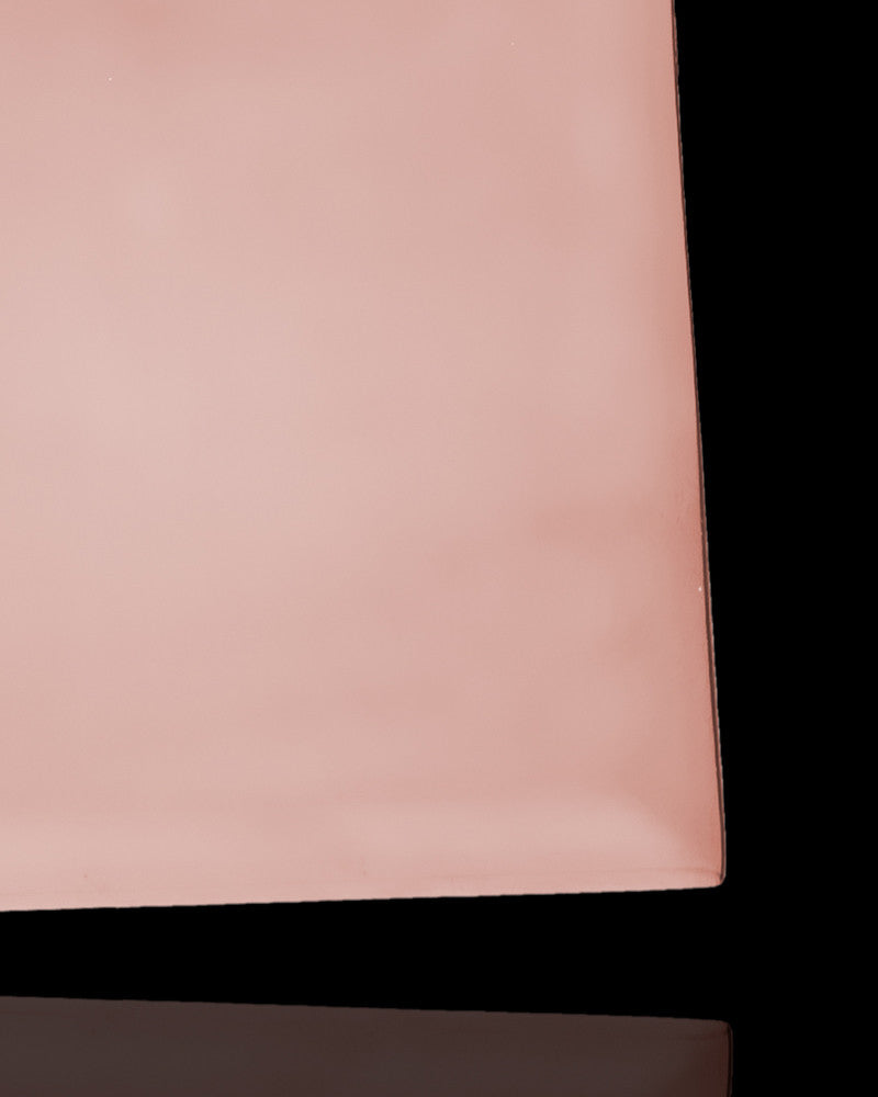 14K Rose Gold Shimmer Rectangle Cremation Necklace
