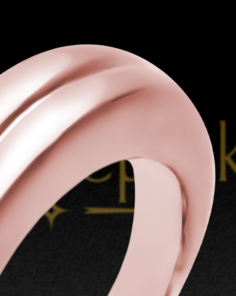 Men's 14k Rose Gold Pacific Keepsake Ring