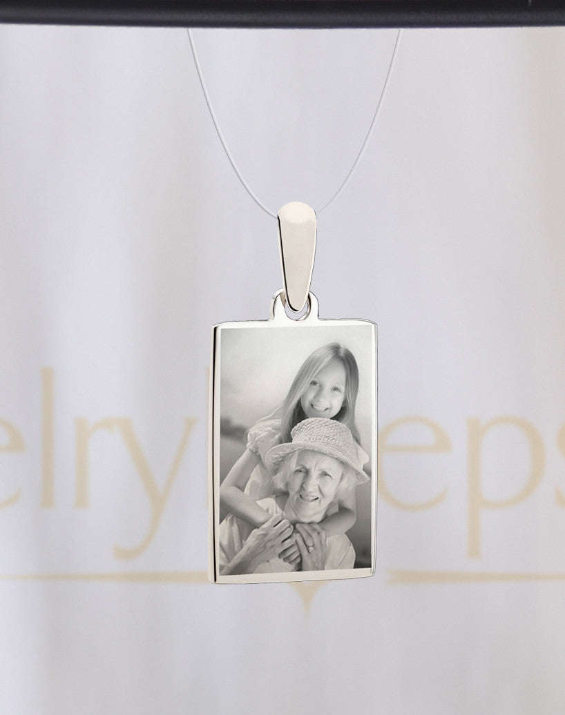 Rectangle Stainless Reflection for Photo Engrave