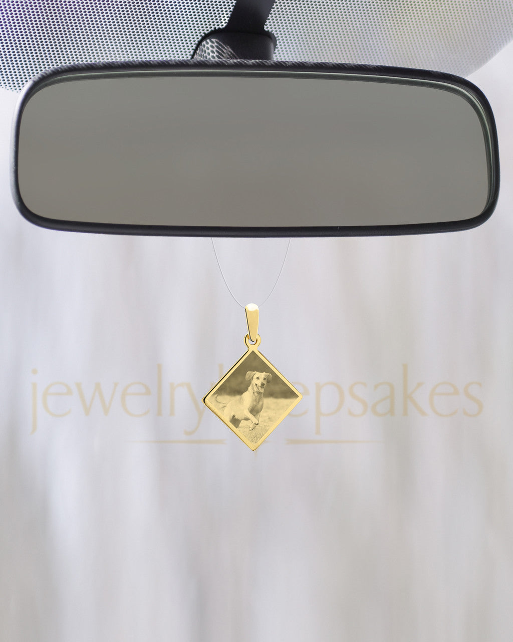Diamond Pet Gold Picture Reflection Keepsake