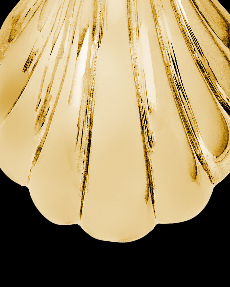 Ash Pendant Gold Vermeil Shells
