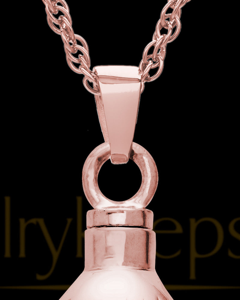 Ash Pendant 14K Rose Gold Shells