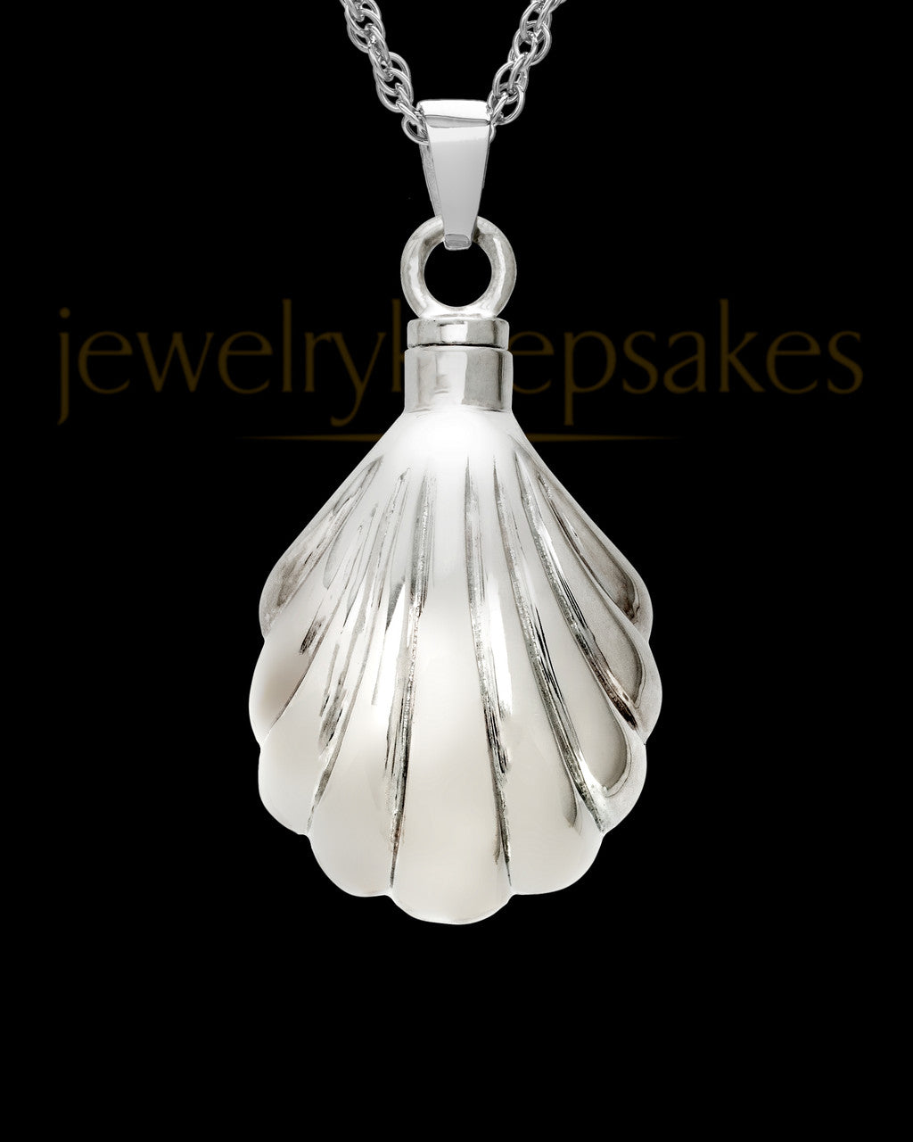 Ash Pendant Sterling Silver Shells