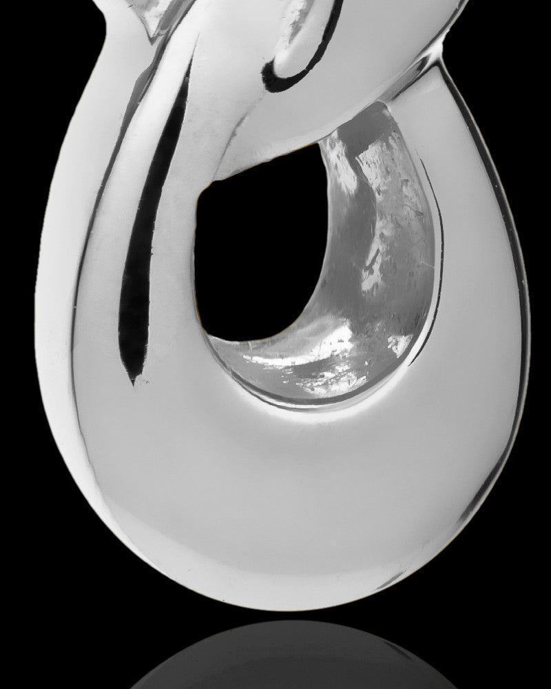 14K White Gold Infinity Companion Locket - 2 Person