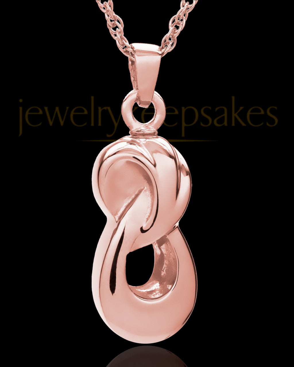 14K Rose Gold Infinity Companion Locket - 2 Person