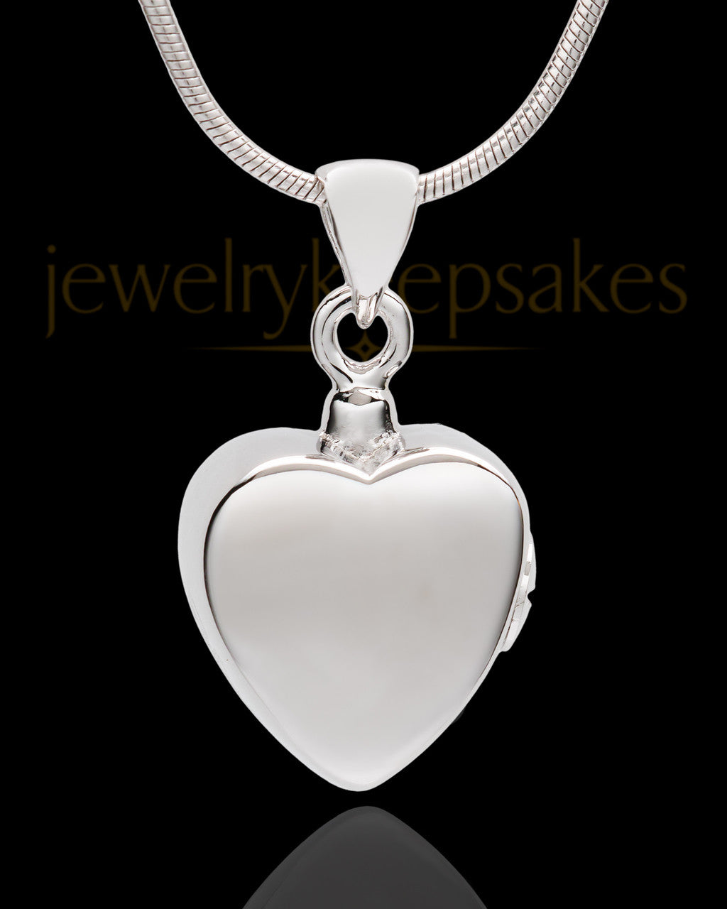 Sterling Silver Gentle Heart Urn Pendant
