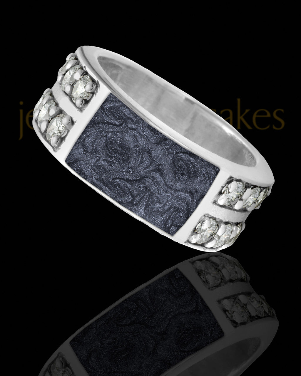 Men's Lennox with Graphite Silver Ash Ring