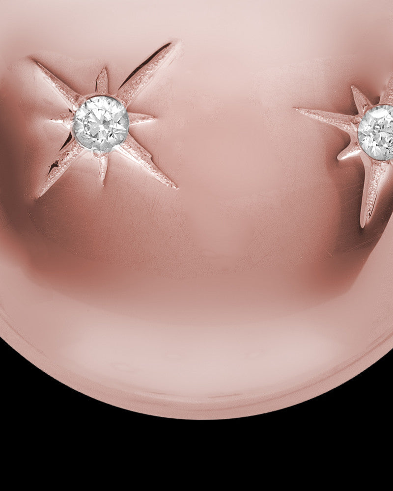 Keepsake Pendant Starburst 14K Rose Gold