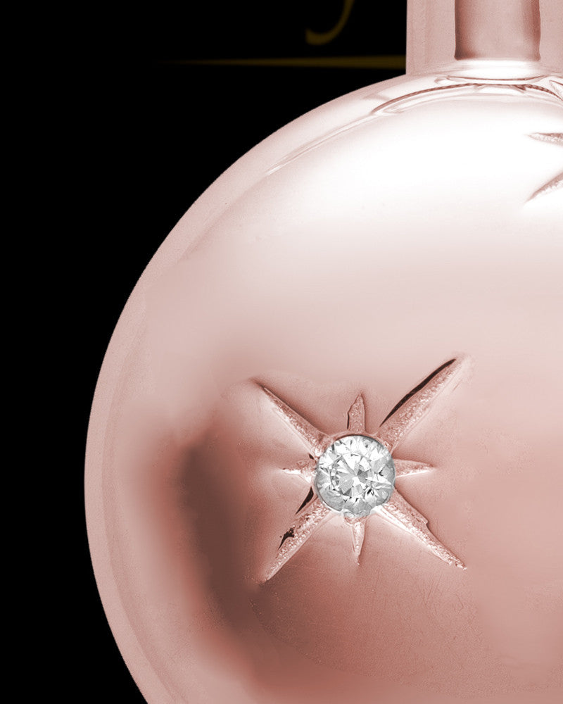 Keepsake Pendant Starburst 14K Rose Gold