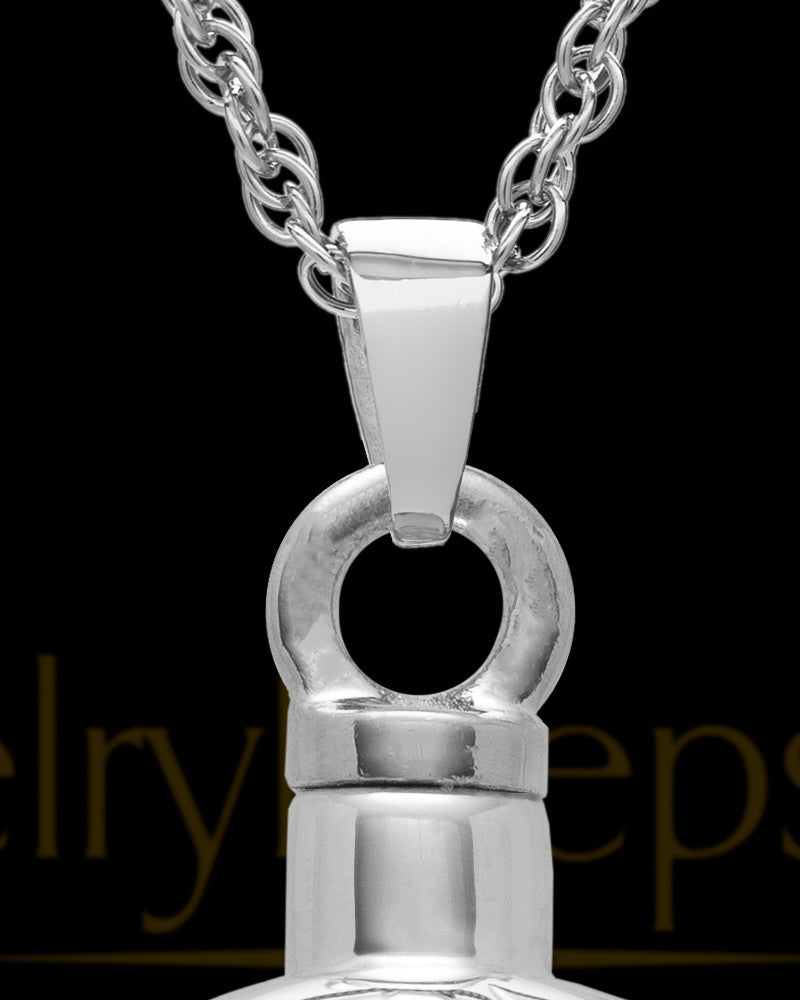 Keepsake Pendant Starburst 14K White Gold