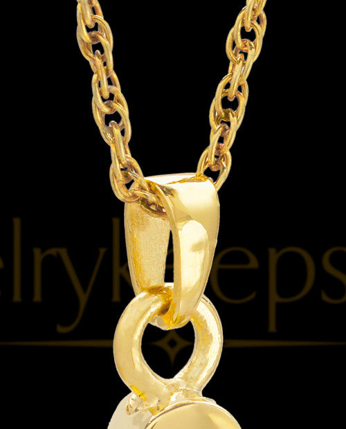 Remembrance Jewelry Gold Plated Ice Hockey Keepsake