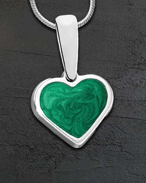 Verdant Heart Silver Ash Jewelry