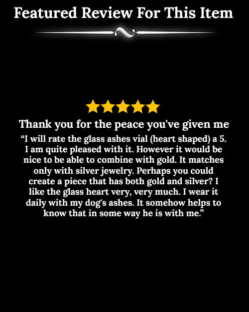 Cremains Jewelry Sterling and Crystal Heart