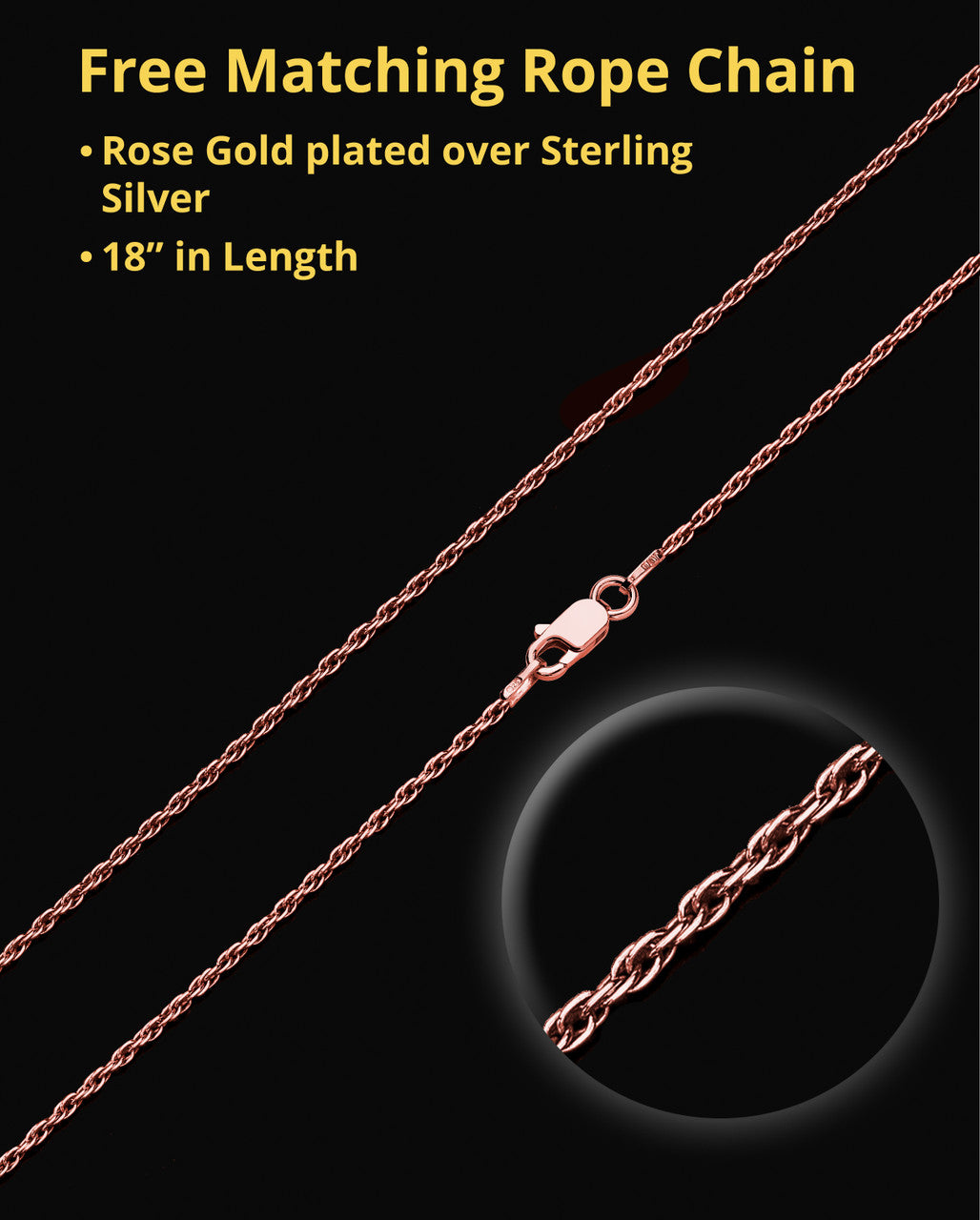 Memorial Pendant 14K Rose Gold Love Filigree Heart