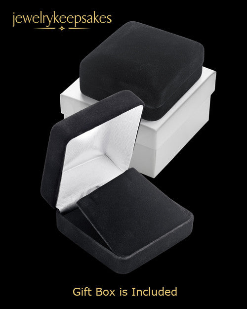 Rose Gold Sterling Cut Petite Heart Thumbprint Pendant with Signature on Back